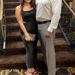 Nasty gal cut out size 8 satin dress.